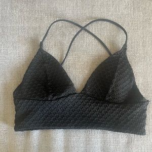 Black bikini top H&M